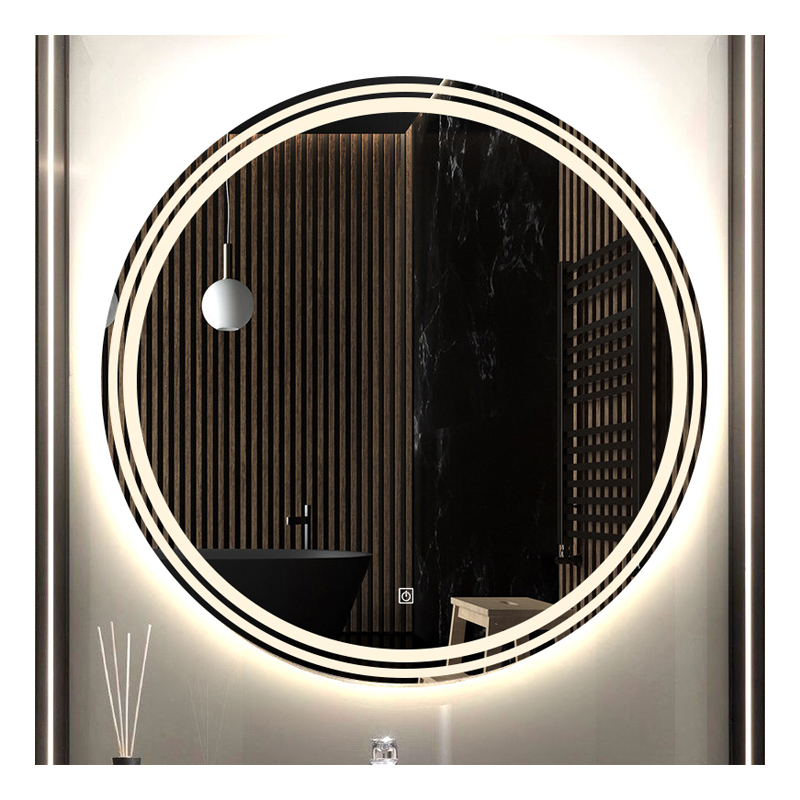 Wholesale Cheap Led Round Bathroom Silver Mirror Mirror Light Bathroom