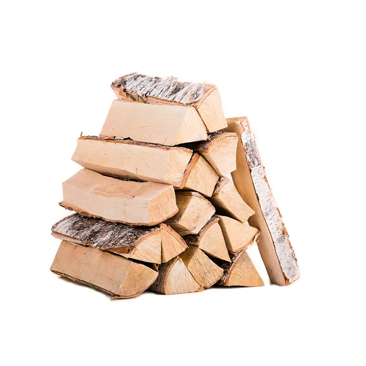 Birch chopped firewood