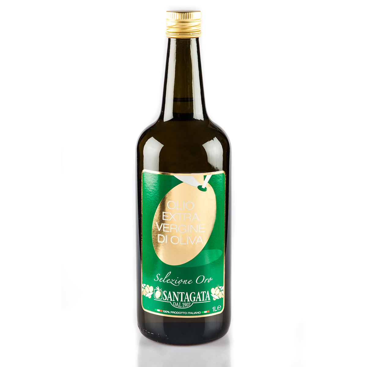 Top quality Italian Extra virgin olive oil 1L glass bottle for export