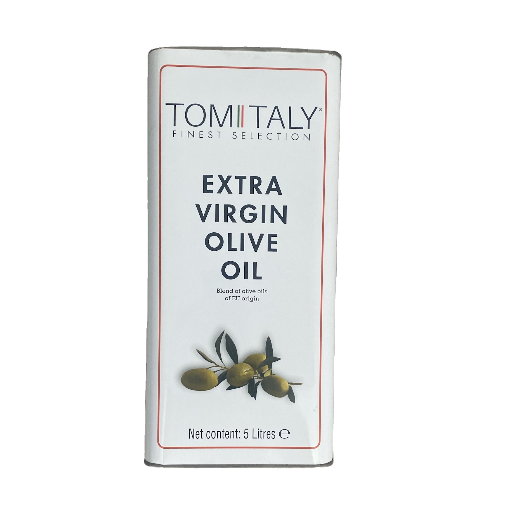Tomitaly Extra Virgin Olive Oil - Premium Quality - 5 L in Can