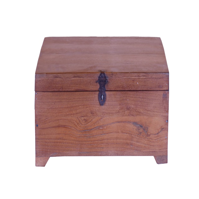 100% Solid Wood Made Home Decorate Storage Beautiful Look Wooden Box With Double Rack