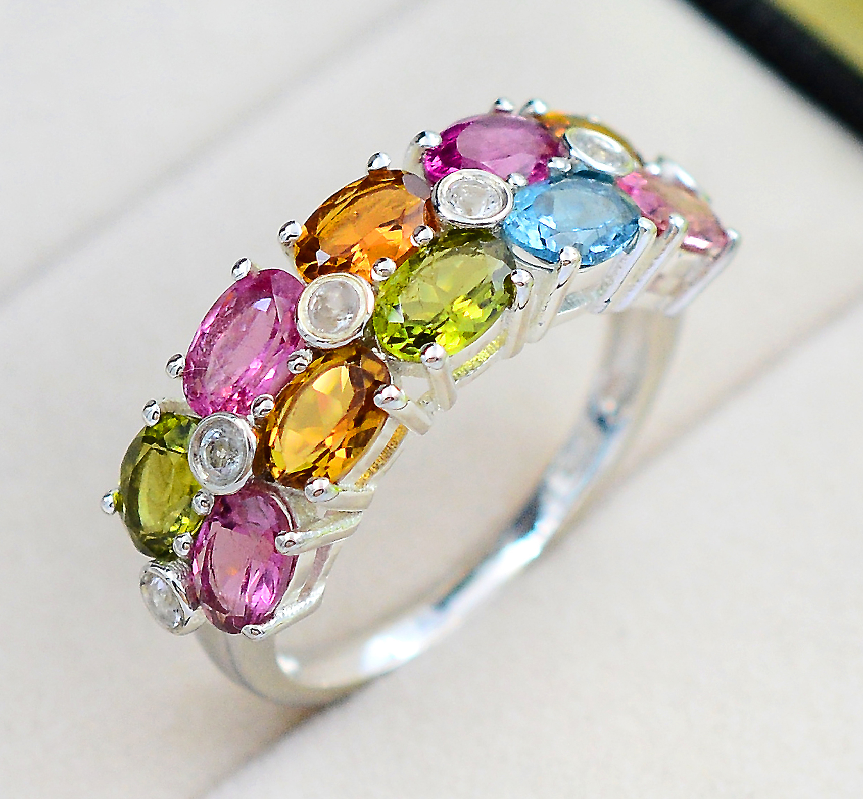 Huge Supplier Of Natural Tourmaline 6x4 MM Oval Shape Gemstone 925 Sterling Solid Silver Handmade Ring By Manufacturer