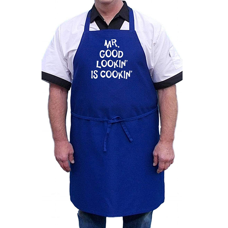 Bib Aprons with Pockets for Work + Restaurant Uniform
