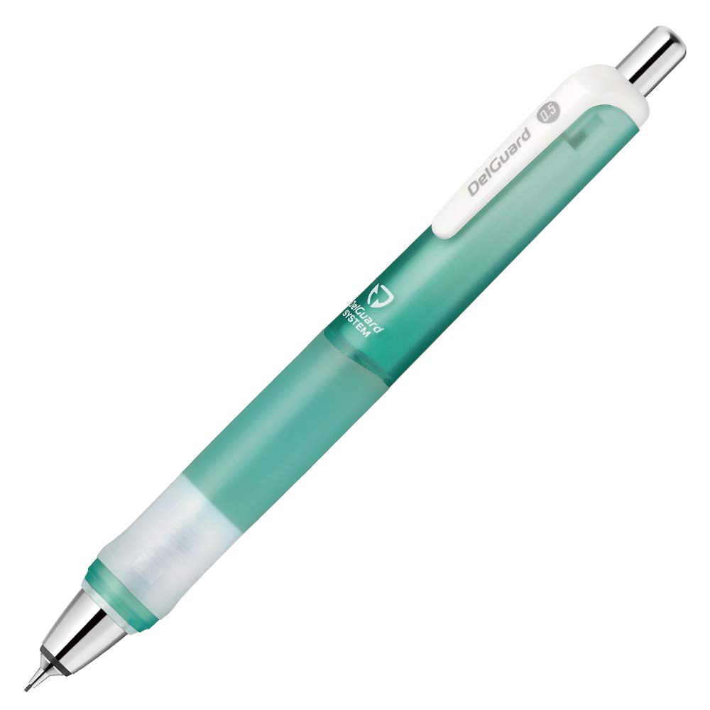 Zebra Mechanical Pencil DelGuard Type GR 0.5mm Mint Green P-MA93-MTG Made in Japan