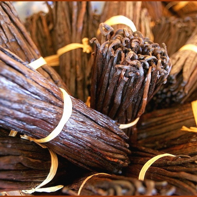 Red vanilla beans