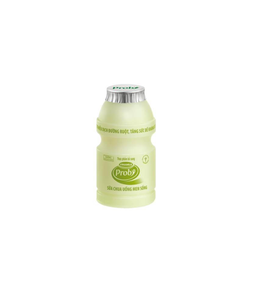 Drinking Yogurt - Vinamilk - Probi Yogurt - Melon Flavor - Boost your immune system - Bottles 65ml x 50 per Carton