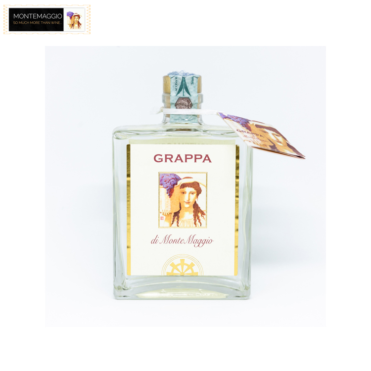 Ведущий экспортер итальянского органического белого цвета Grappa di monteмахэ 0,5 л, помада на основе винограда, бренди
