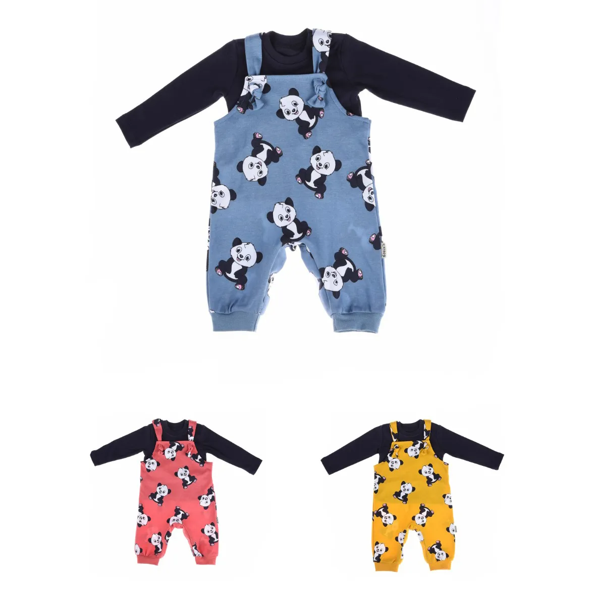 Hot Sale ! Panda Salopet 2 Pcs Baby Boys' Clothing Sets Boy Soft Cotton Baby Clothes By Necix's Brand