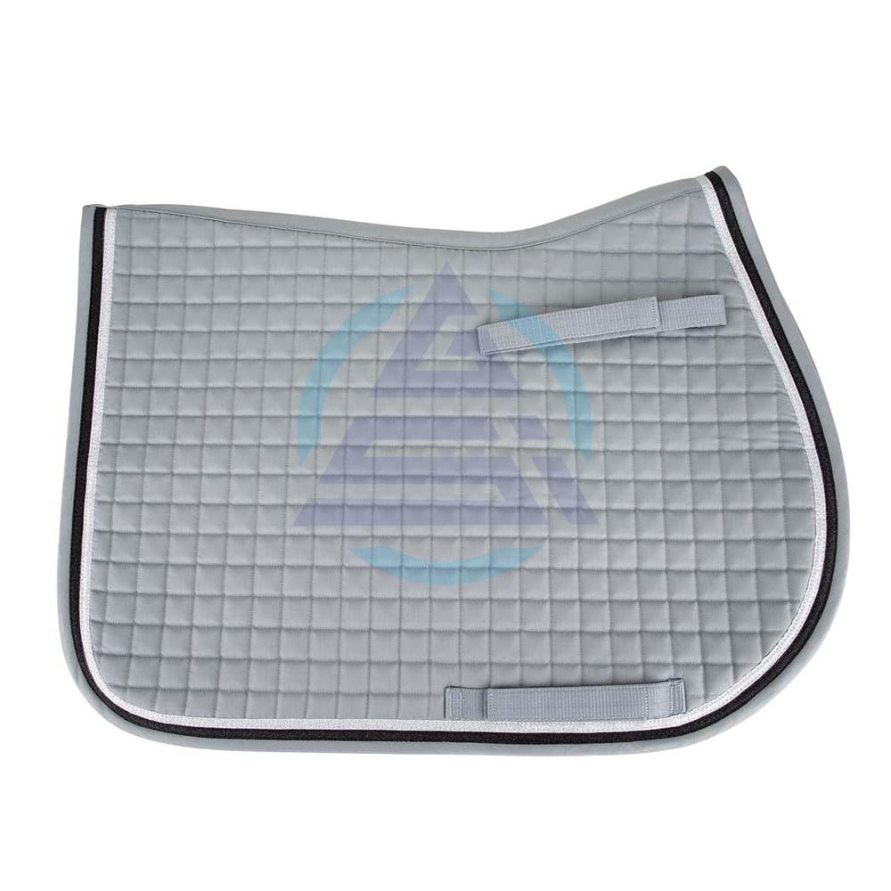 Custom Logo Printing Embroidery Embossed Stitch Pattern Saddle Pad Western Dressage Saddle Pad for Horse Wholesale