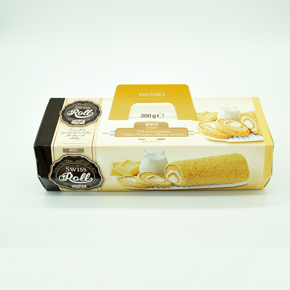 Italian Soft Roll SWISS ROLL white 300g as an informal gift