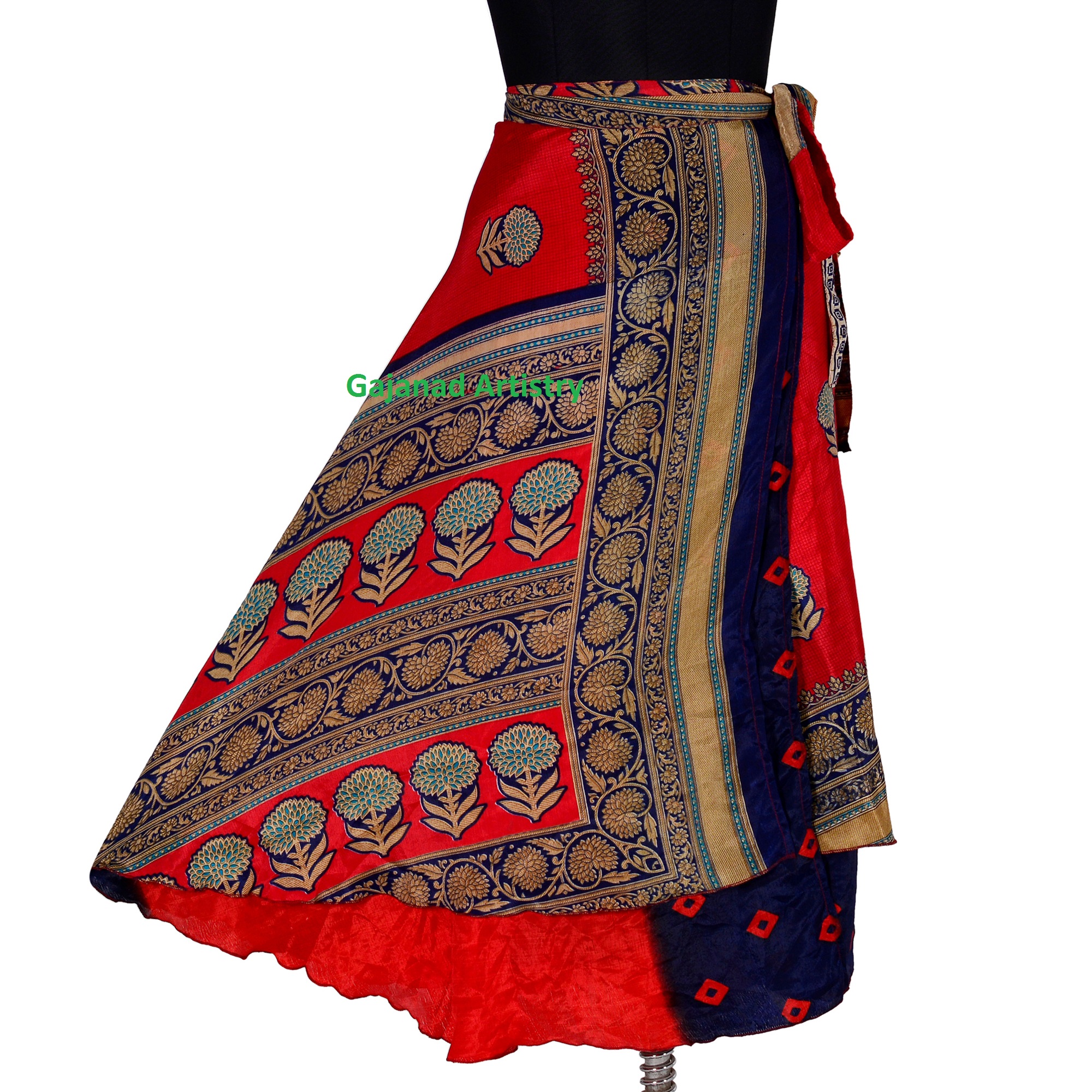 Indian Vintage Silk Skirts For Wholesale Lot Indian Silk fabric Handmade Women Skirt Fabric Boho Skirt Bohemian Hippie