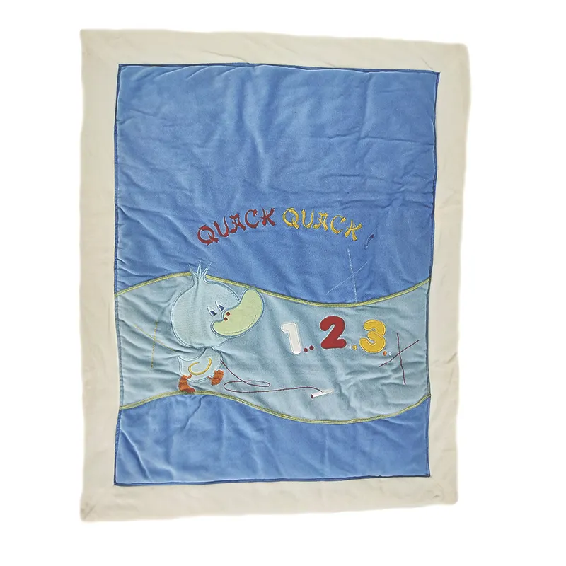 Hot Sell High Quality Velvet Baby Quilt with Cute Design for Infant, Baby Boys and Baby Girs
