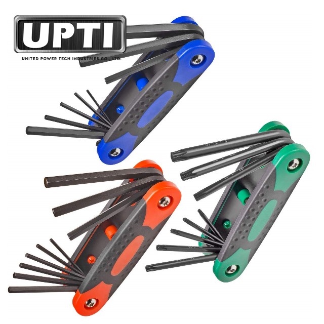 Taiwan Made High Quality 25pcs Inch/Metric/Star Folding Hex Key & Star Wrench Set