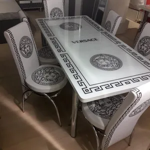 Extended table + chairs set economic price hot sales saving place smart table