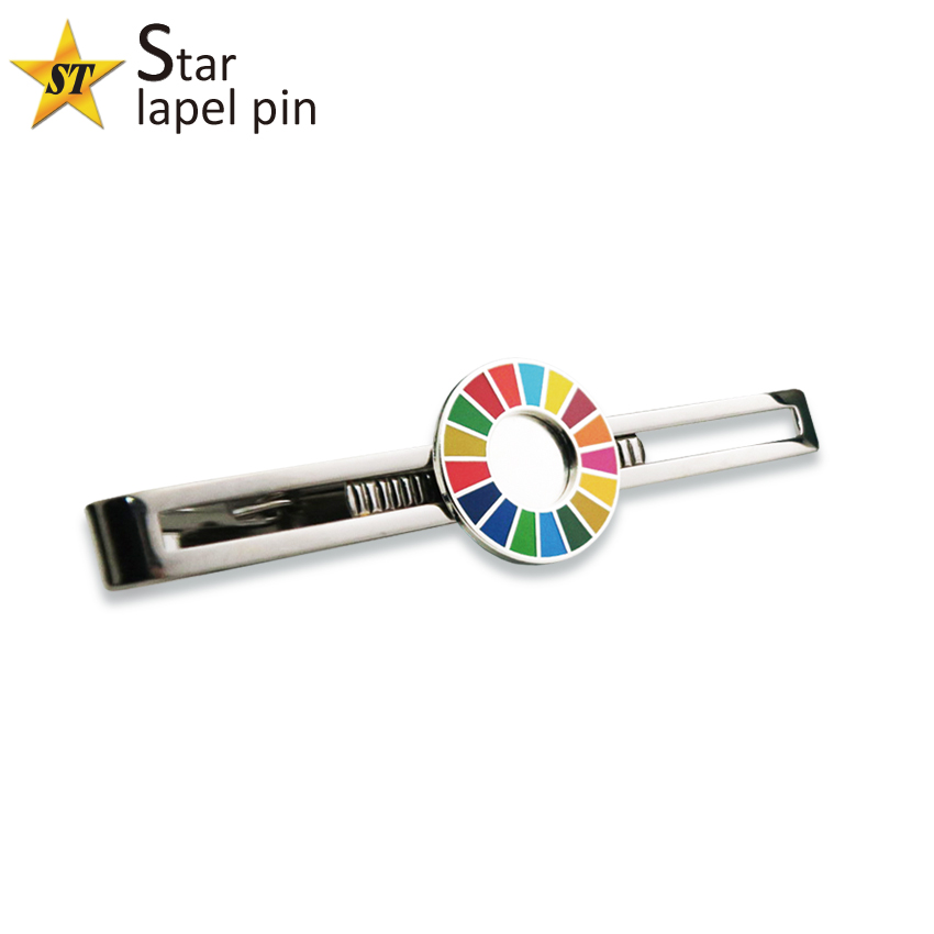 SDG tie clip design custom