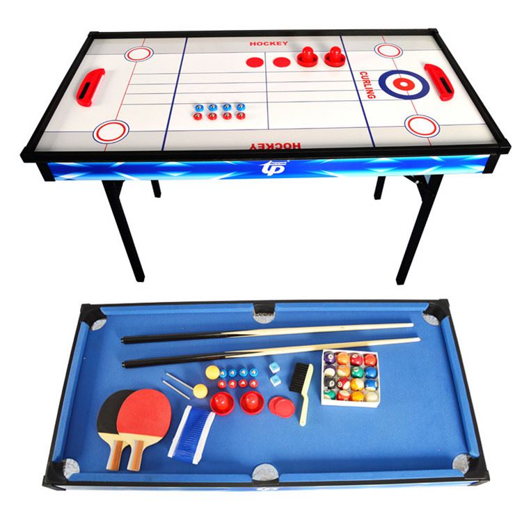 4 In 1 Ping-pong Combo Billiard Tenis Mesa De Pingpong Ping Pong Pool Air Hockey Dinning Table Tennis Tables Indoor Foldable