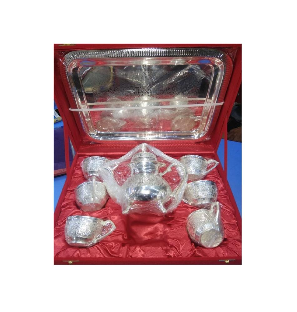 Factory Custom Brass Silver Plated Bowl Set For Gift