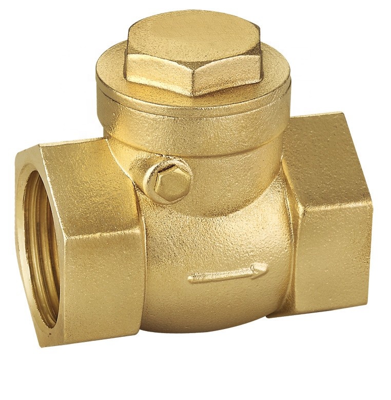 COVNA DN25 2 дюймов DN15 1/2 дюймов 200 WOG FNPT Бронзовый латунный обратный клапан