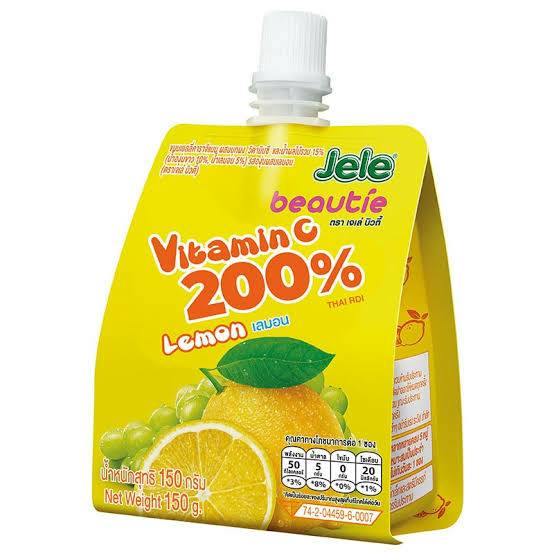 Jelly Fruit Jele Beauty VITAMIN C 200% Low Calorie Daily Drinking