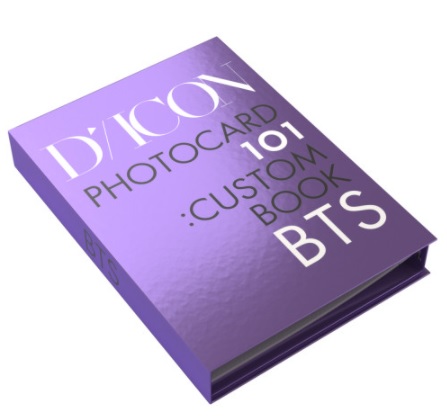 KPOP альбом BTS Официальный Альбом DICON BTS PHOTOCARD 101 CUSTOM BOOK
