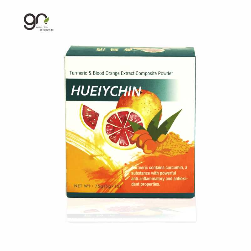 Композитный порошок Hueiychin с экстрактом куркумы и крови апельсина для поддержания вас молодежи и здоровья