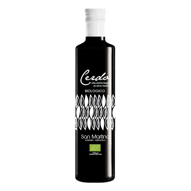 Made in Italy Organic Extra Virgin Olive in Glass Bottle 500ml - Cerdo  top for all meal