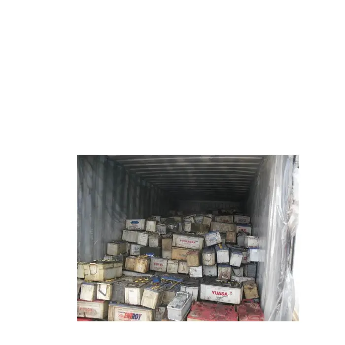 Drained Lead-Acid Battery Scrap For Sale.