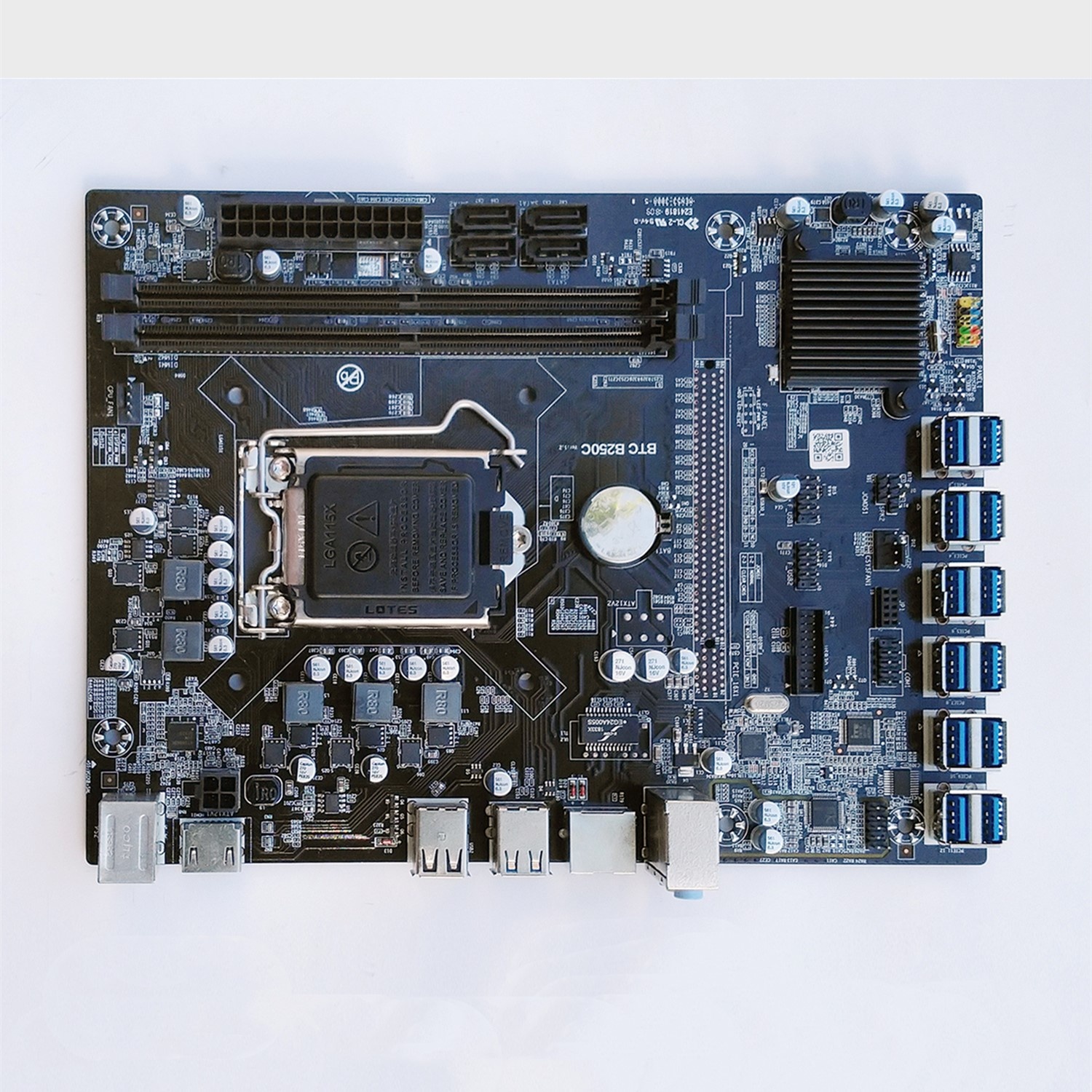 Низкая цена b250 12 gpu слот для майнинга материнская плата expert