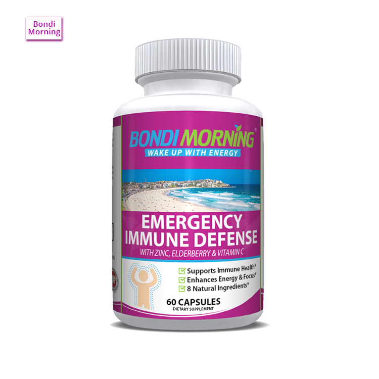 Heath Supplement Emergency Immune Defense System with Vitamin C & Zinc from Bondi Morning