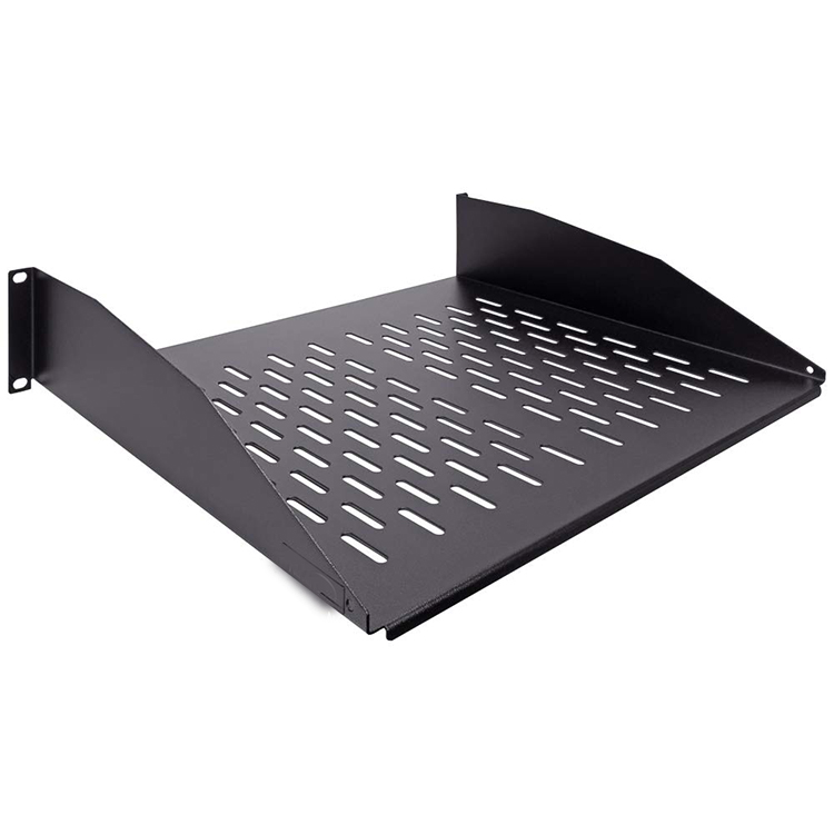 JH-Mech 2U Adjustable Universal Vented Cantilever Tray For 19" Network Equipment Rack Cabinet Server Rack Mount Shelf