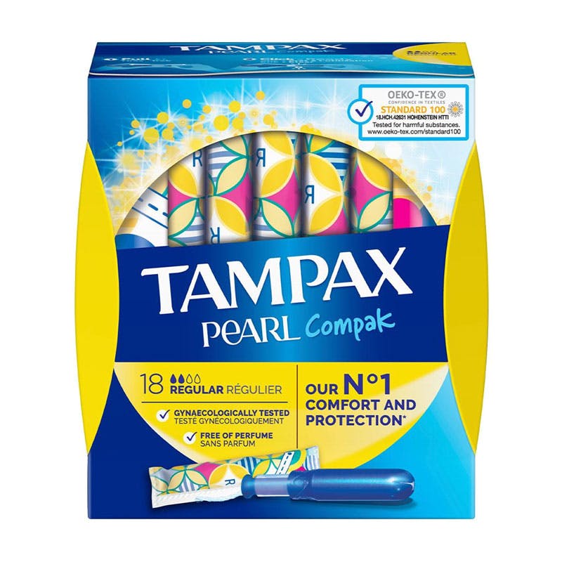 TAMPAX BLUE BOX обычные PMP тампоны