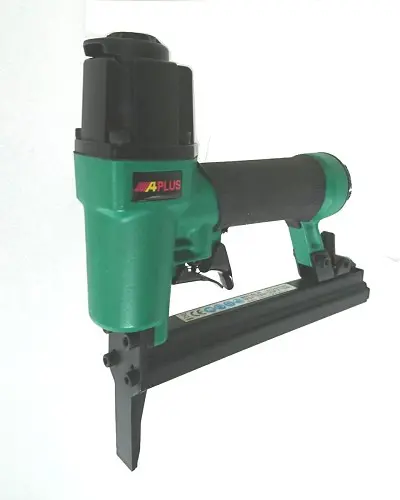 APLUS 72/16LN, 16mm , 12.7mm crown, 50mm LONG NOSE,Double trigger for safety, furniture air staple gun