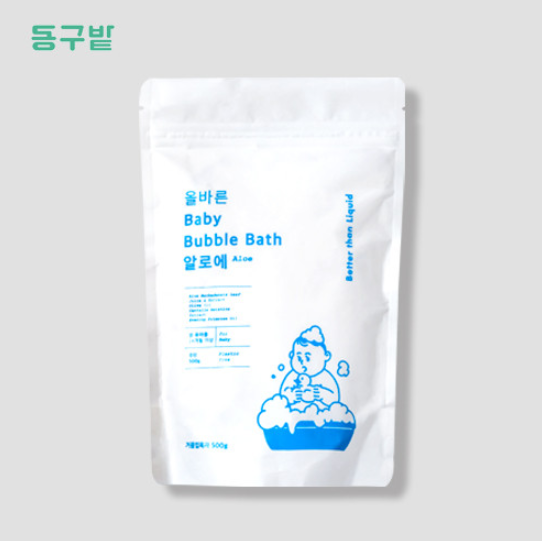 Baby Bubble с алоэ для ванны Doggubat, Корейская Очищающая гладкая Органическая натуральная пузырьковая Ванна для ухода за телом