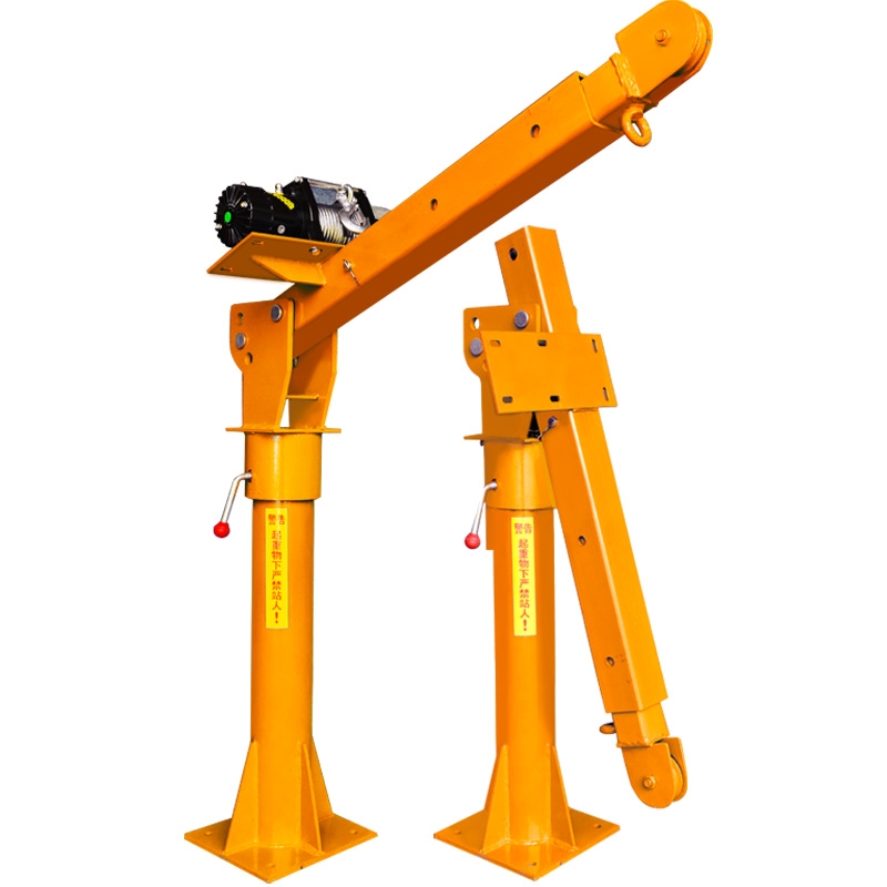 DC12V/24V/220V/380V 500kg Mini lifting Pickup Hydraulic Truck Crane for Sales