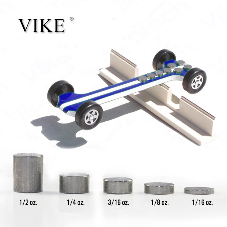Китай Поставщики оптовая продажа высокое качество Вольфрам pinewood derby автомобильные веса 3 oz. Инкрементные цилиндры