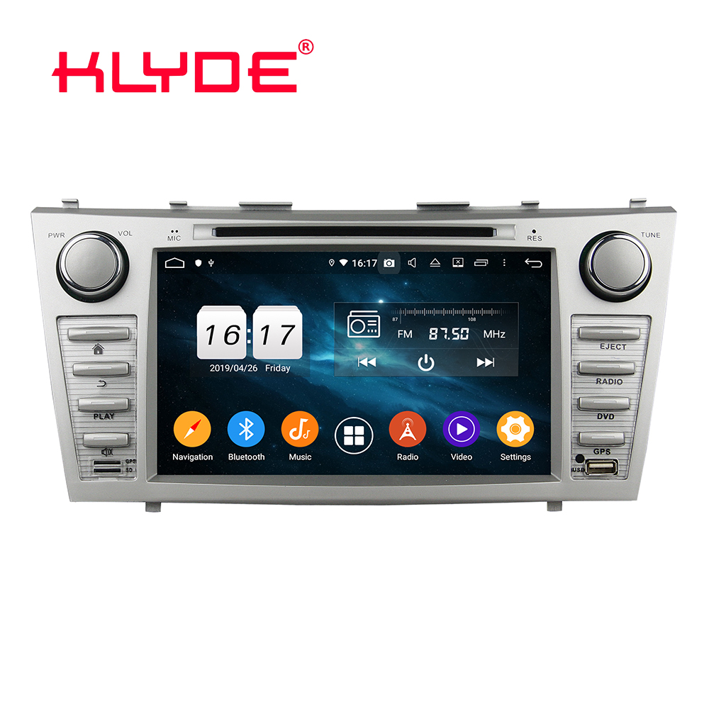 KD-8403 klyde Android 9 с кнопками IPS экран PX5 Восьмиядерный 1280*720 разрешение стерео bluetooth для Camry 2007 2008 2011