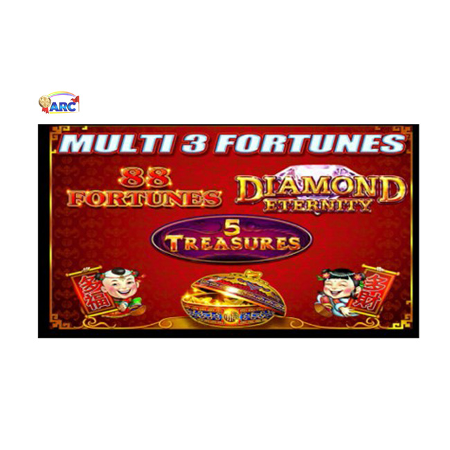 Удача 3 в 1 Fortune 88 Тайвань JAMMA аркадная игра доска для хорошего удержания
