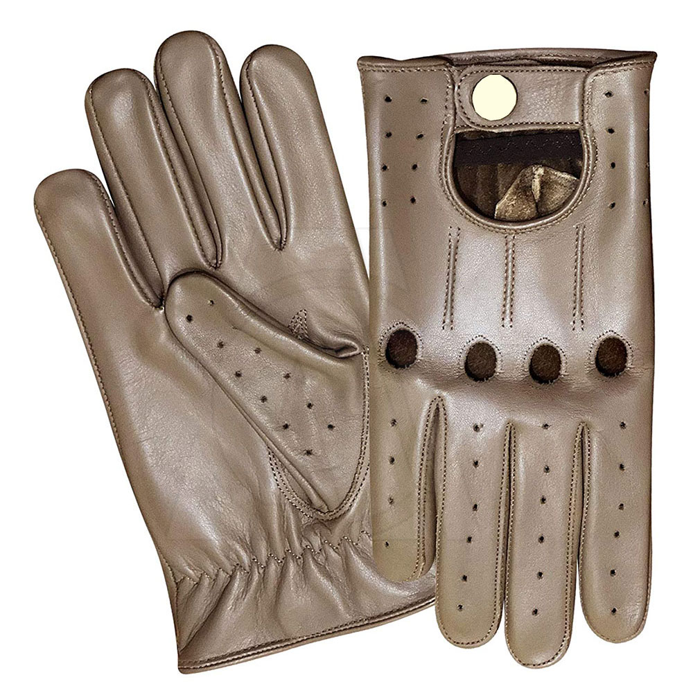 High Quality Women Driving Fashion Winter Sheepskin Leather Gloves