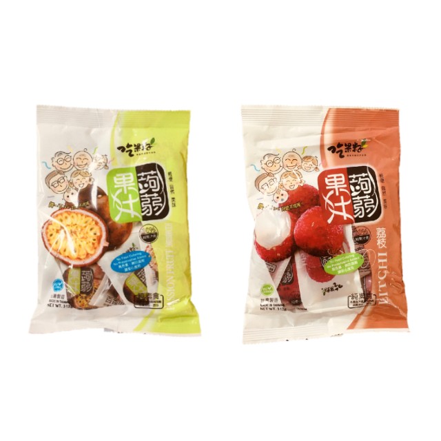 Taiwan Jeagueijih натуральные коньячные желе фрукты мягкие конфеты: Страсть фрукты и личи 312 г