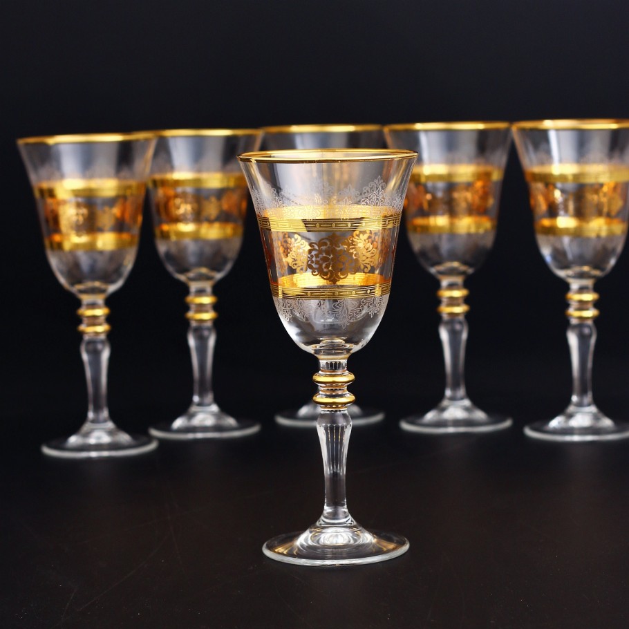 STEMWARE SET OF 6 - 440141 - MASAL GOLD
