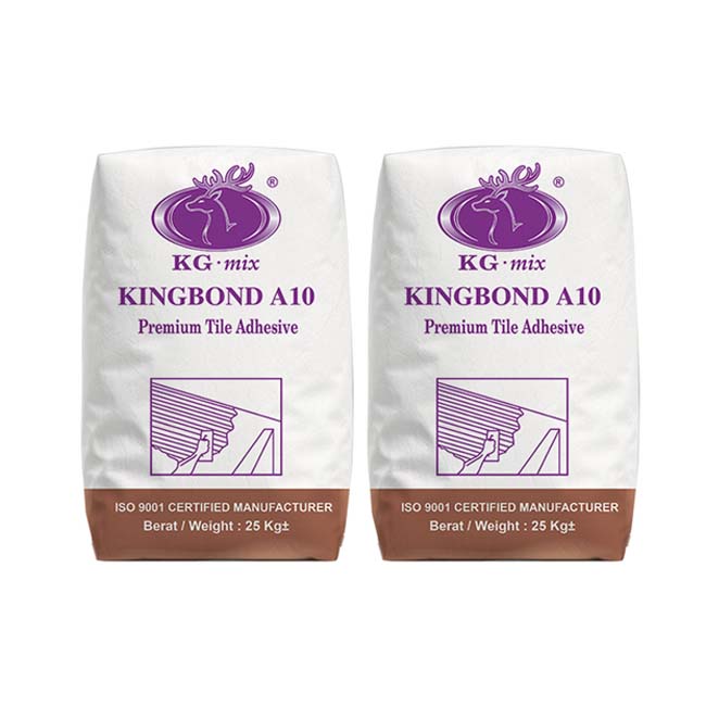 Высококачественный клей для плитки, прочный клей для плитки Kingbond A10, устойчивый к атмосферным воздействиям силикат-цемент и портландский цемент