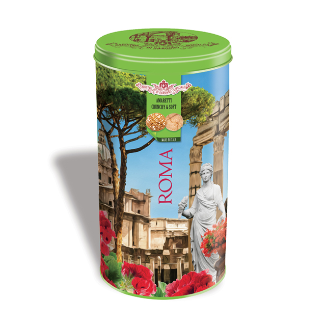 Ретро жестяной итальянский beauty mix amaretti 415 г