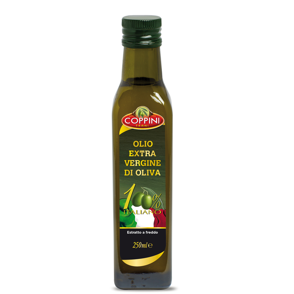 Экстра натуральное оливковое масло COPPINI 100% итальянская бутылка marasca 0,25 л