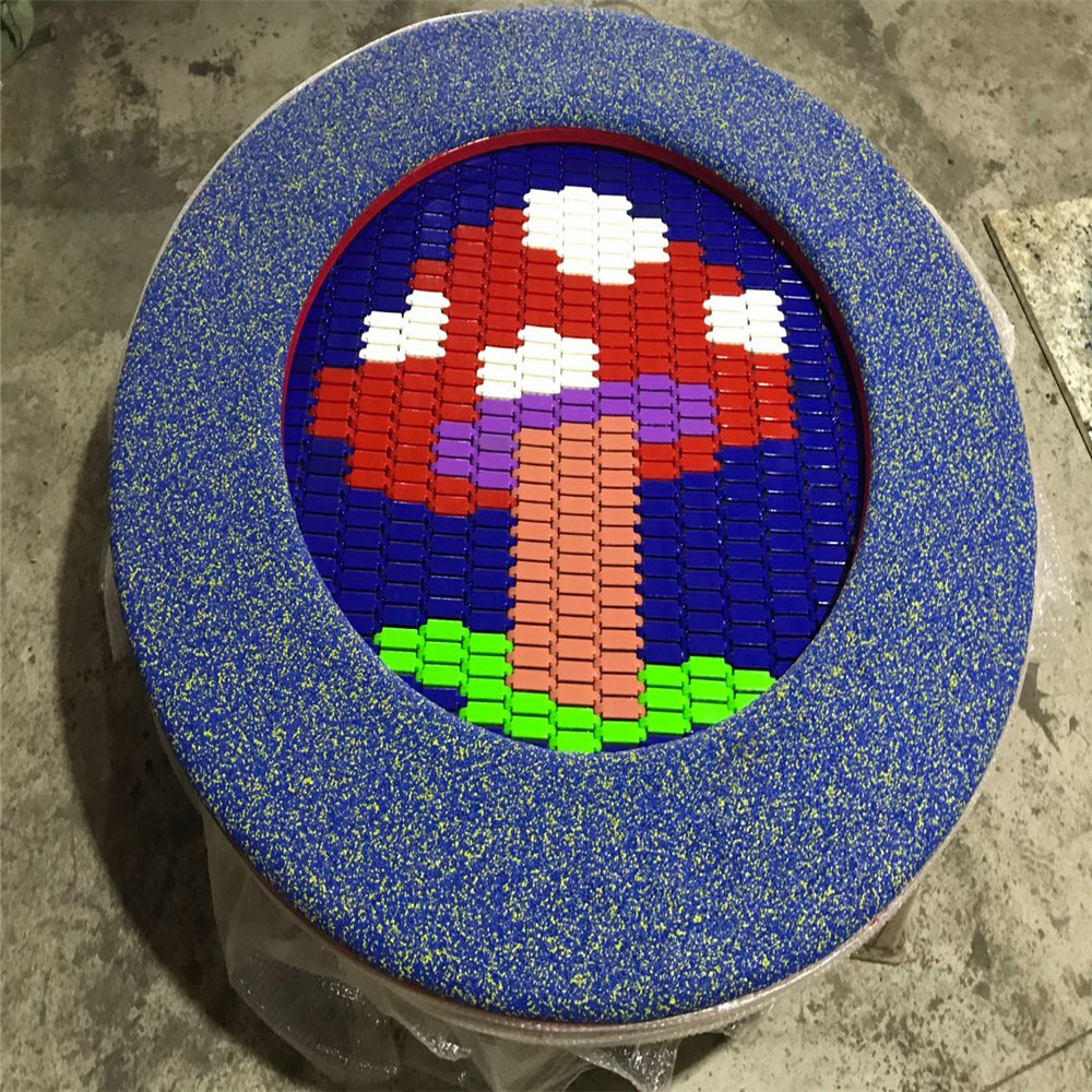 Уличная игровая площадка, батут, напольный батут, детская площадка