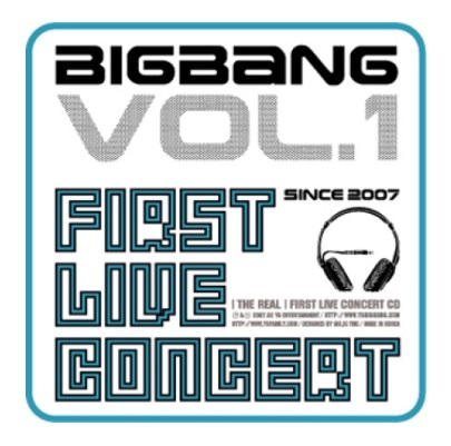 Оптовая продажа, Официальный Альбом KPOP группы корейских мальчиков BIGBANG LIVE 1-й альбом THE REAL