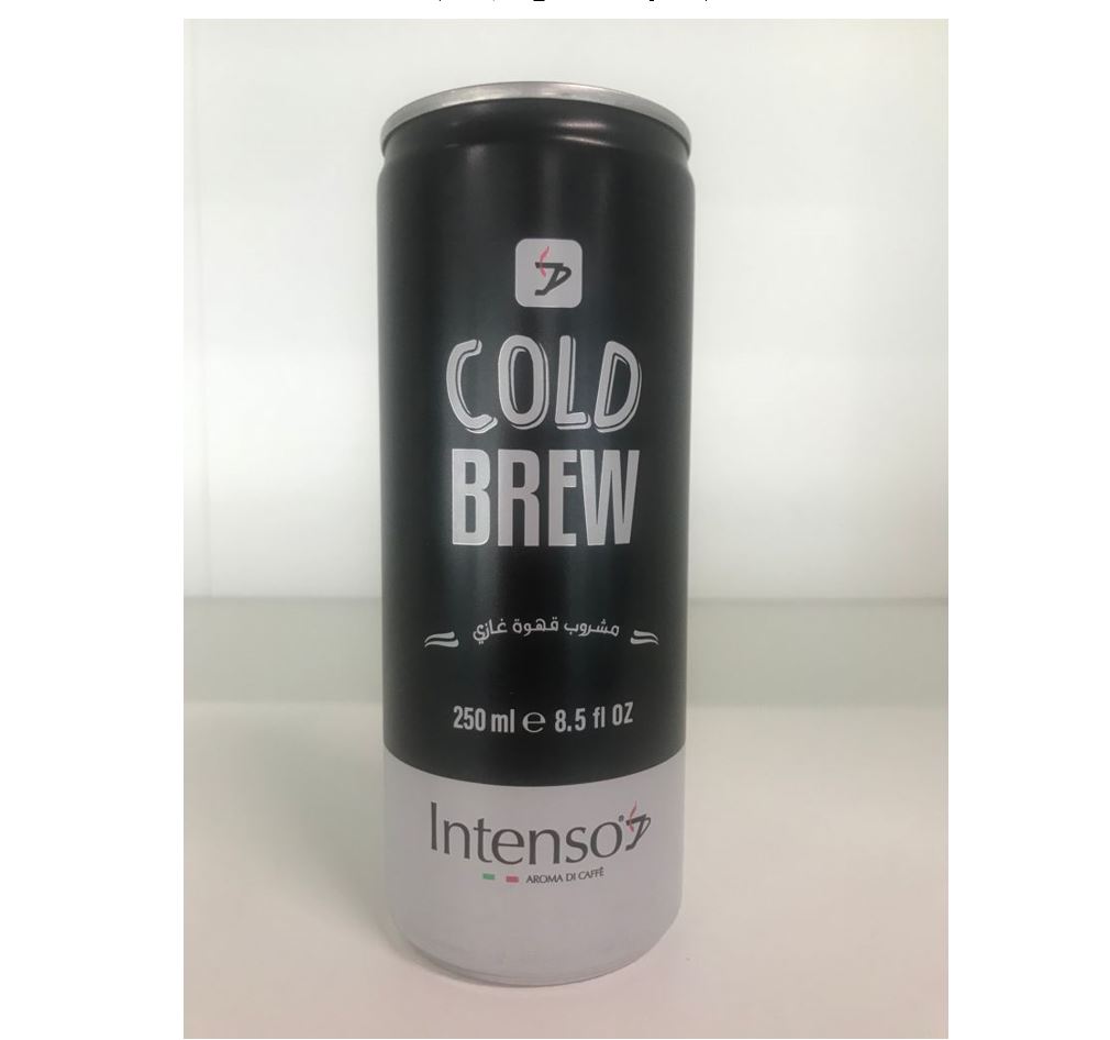GREAT ITALIAN SPARKLING BLACK COFFEE DRINK COLD BREW FOR BARS AND TRAVEL