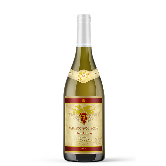 Французское белое вино IGP CHARDONNAY