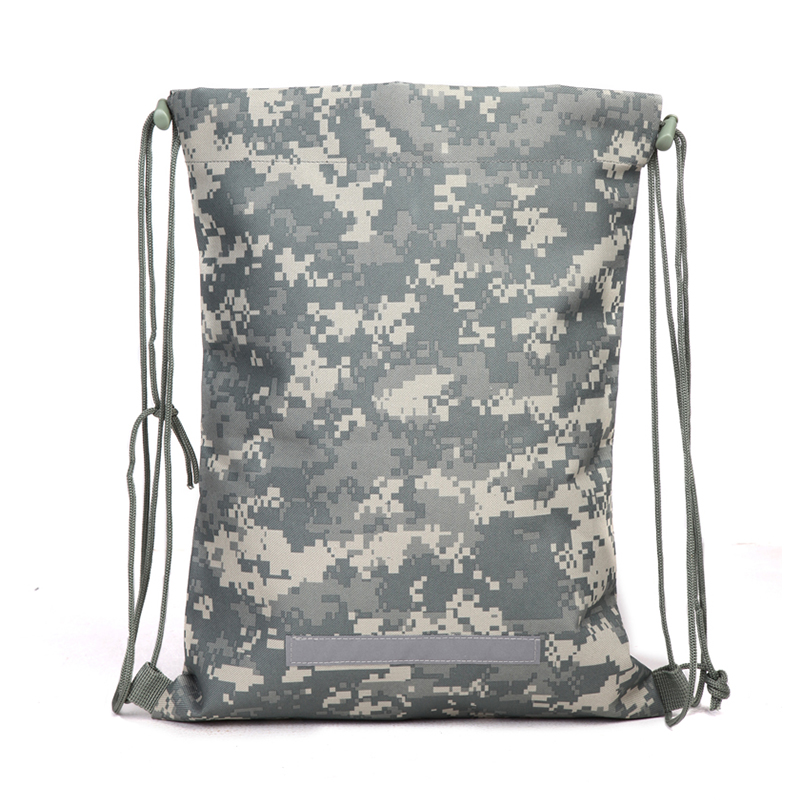 Waterproof Bag Camping Pack Heavy Duty Backpack Army Sack Sporting Shoes Drawstring Bag Camouflage Military