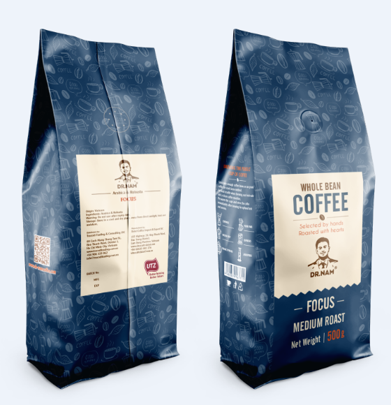Высококачественные 100% чисто кофейные жареные зерна Focus mix Arabica и Rubusta