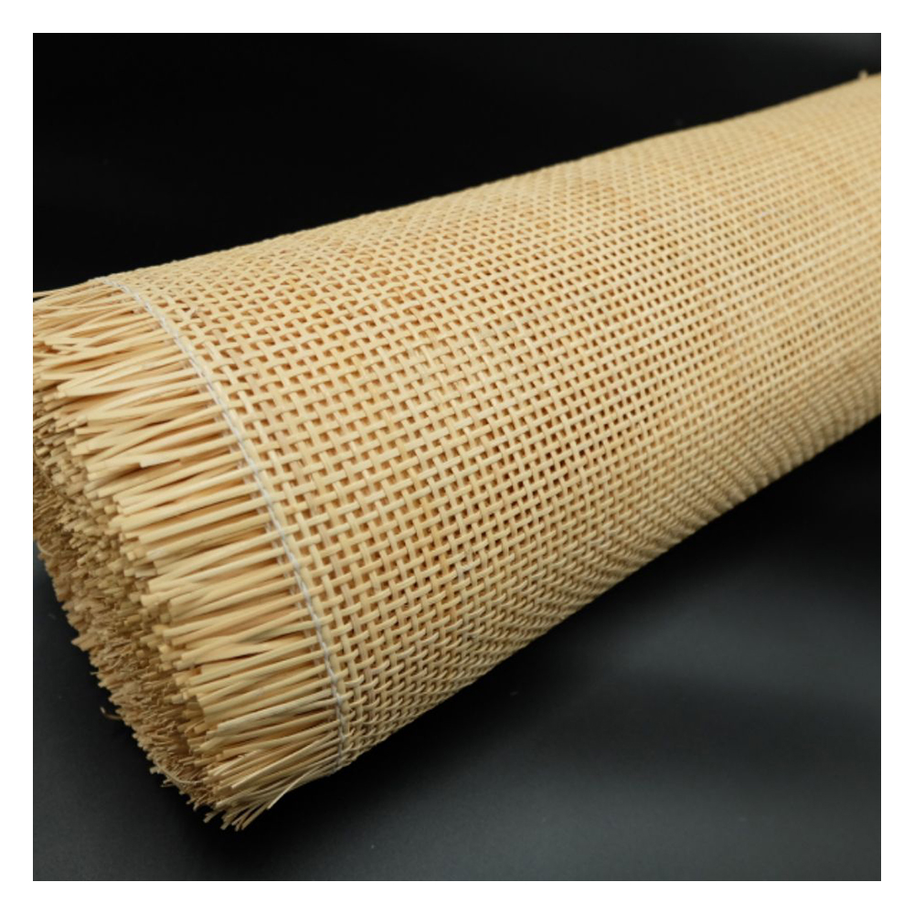 Close Natural rattan webbing